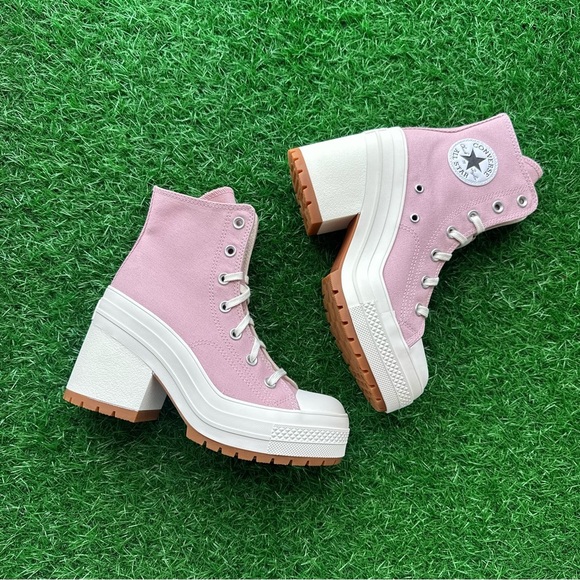 Unavailable 🎁Converse Chuck 70 De Luxe Heel X Hi Static Pink - Picture 2 of 8